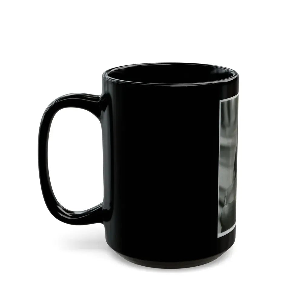 Joan Weldon #01 (Vintage Female Icon) Black Coffee Mug - Go Mug Yourself