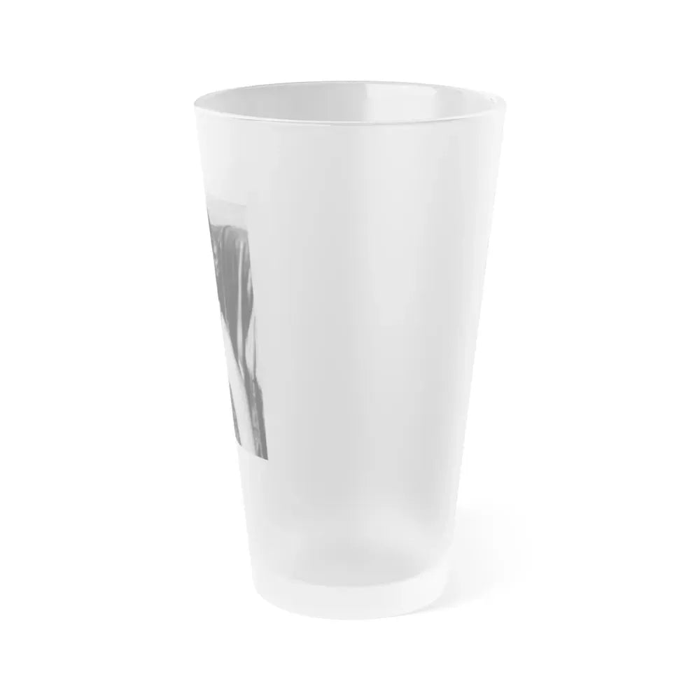 Joan Weldon #02 (Vintage Female Icon) Frosted Pint Glass 16oz - Go Mug Yourself