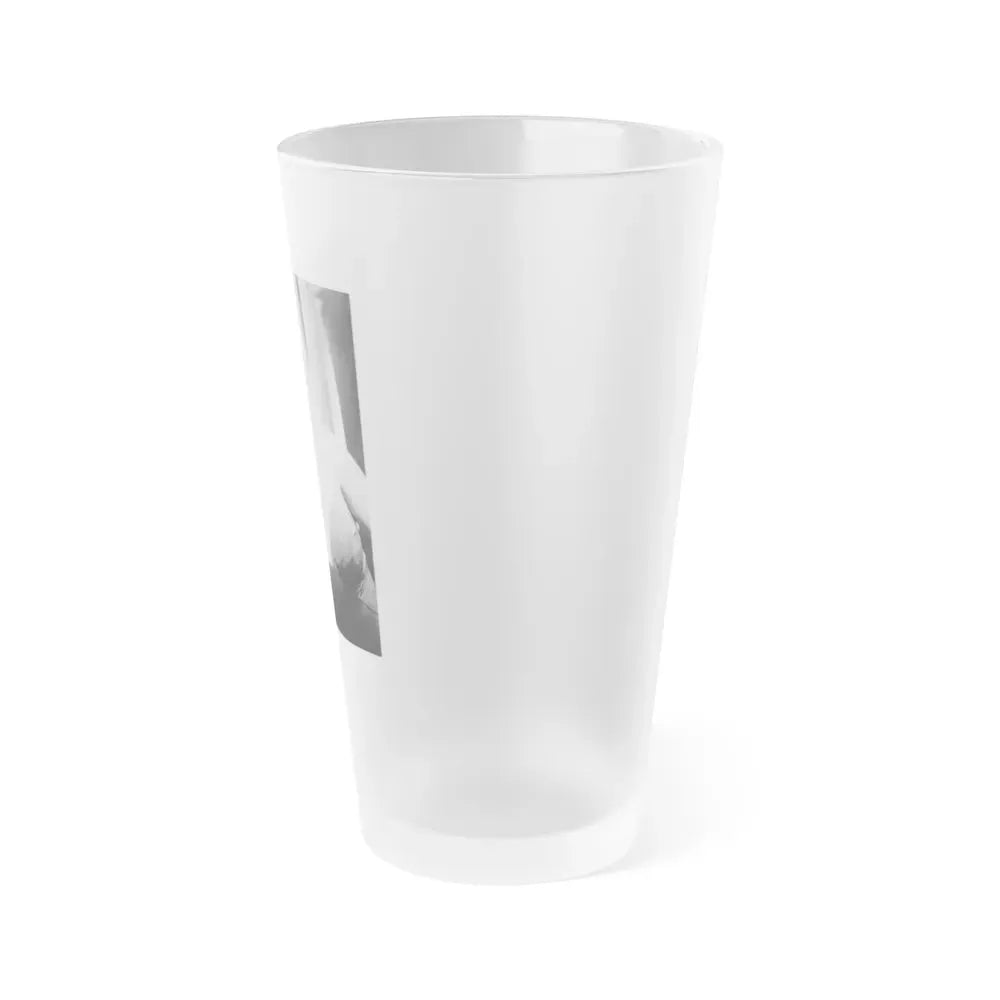 Joan Weldon #05 (Vintage Female Icon) Frosted Pint Glass 16oz - Go Mug Yourself