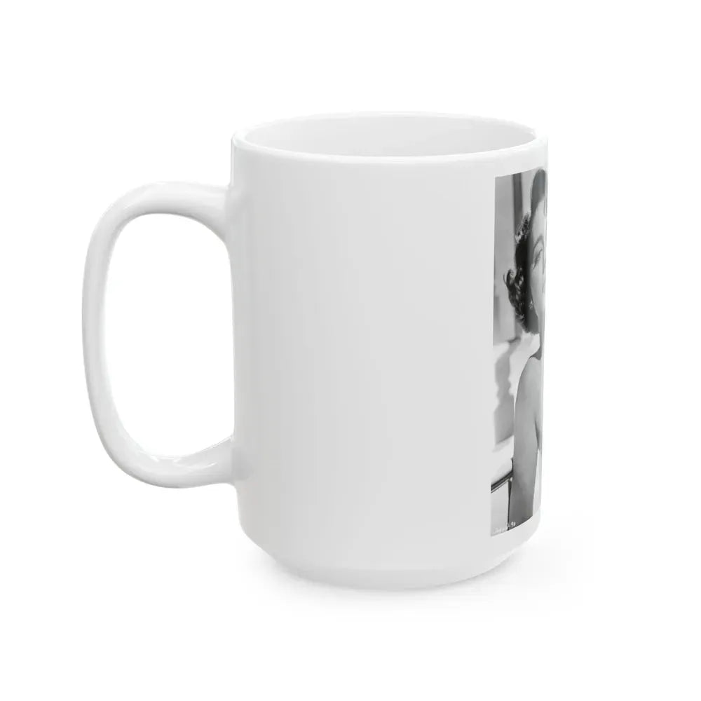 Joan Weldon #05 (Vintage Female Icon) White Coffee Mug - Go Mug Yourself