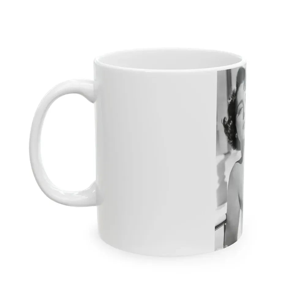 Joan Weldon #05 (Vintage Female Icon) White Coffee Mug - Go Mug Yourself