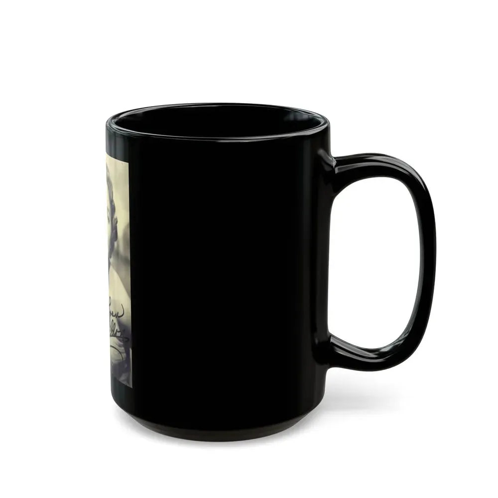Joan Weldon #06 (Vintage Female Icon) Black Coffee Mug - Go Mug Yourself
