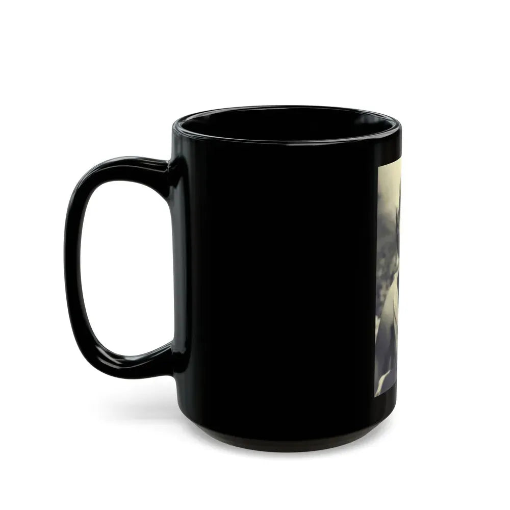 Joan Weldon #06 (Vintage Female Icon) Black Coffee Mug - Go Mug Yourself