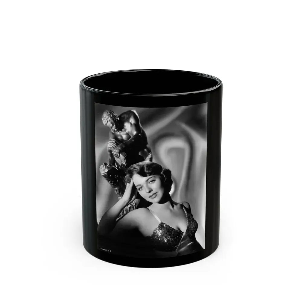 Joan Weldon #10 (Vintage Female Icon) Black Coffee Mug 11oz - Go Mug Yourself