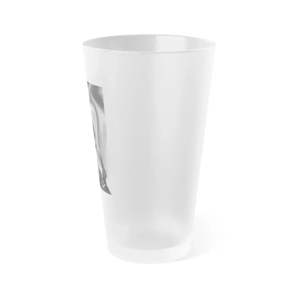 Joan Weldon #10 (Vintage Female Icon) Frosted Pint Glass 16oz - Go Mug Yourself