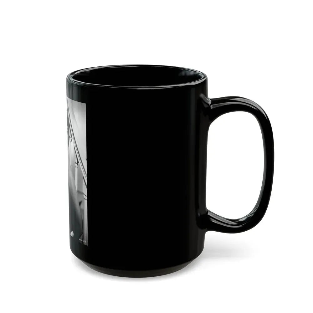 Joan Weldon #11 (Vintage Female Icon) Black Coffee Mug - Go Mug Yourself