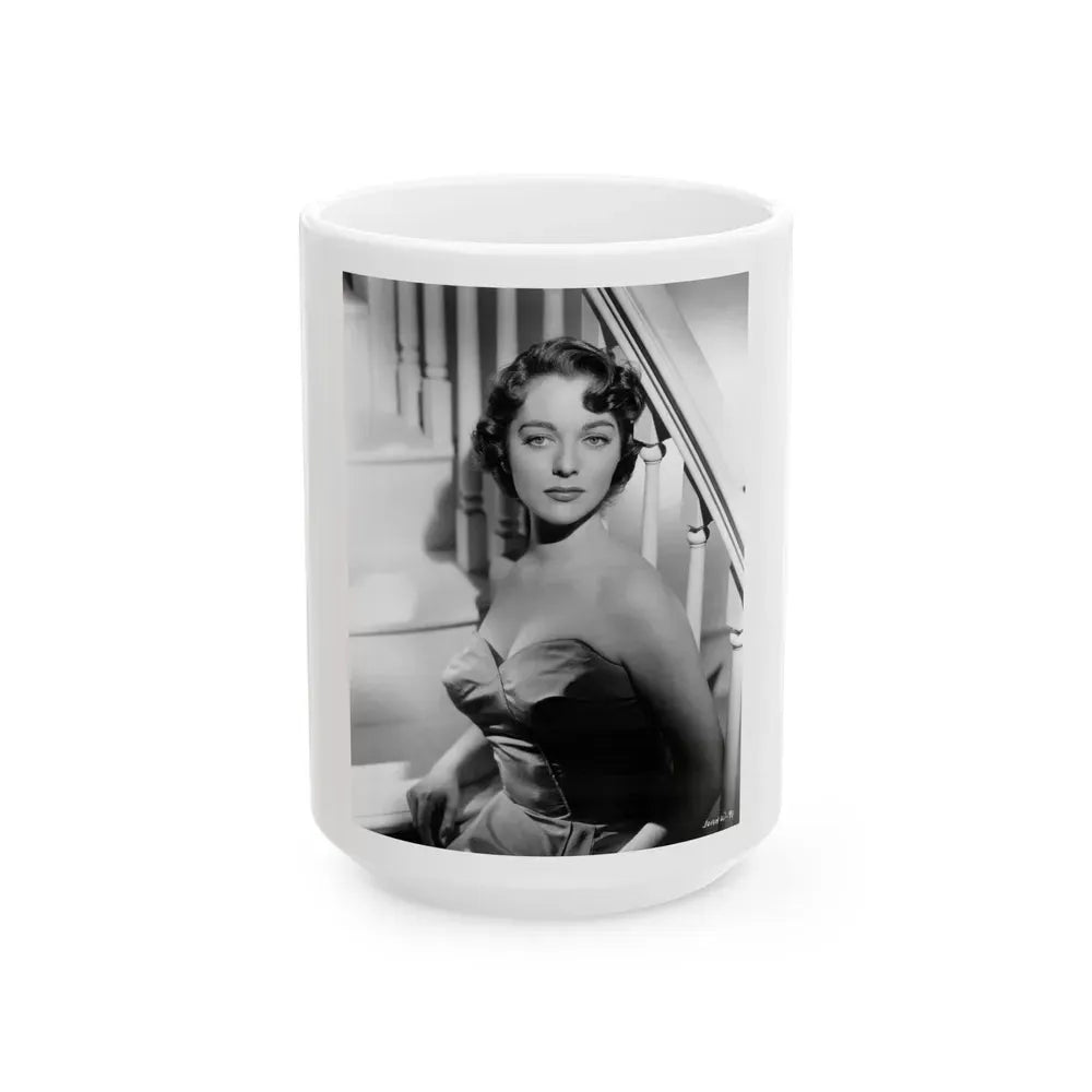 Joan Weldon #11 (Vintage Female Icon) White Coffee Mug 15oz - Go Mug Yourself