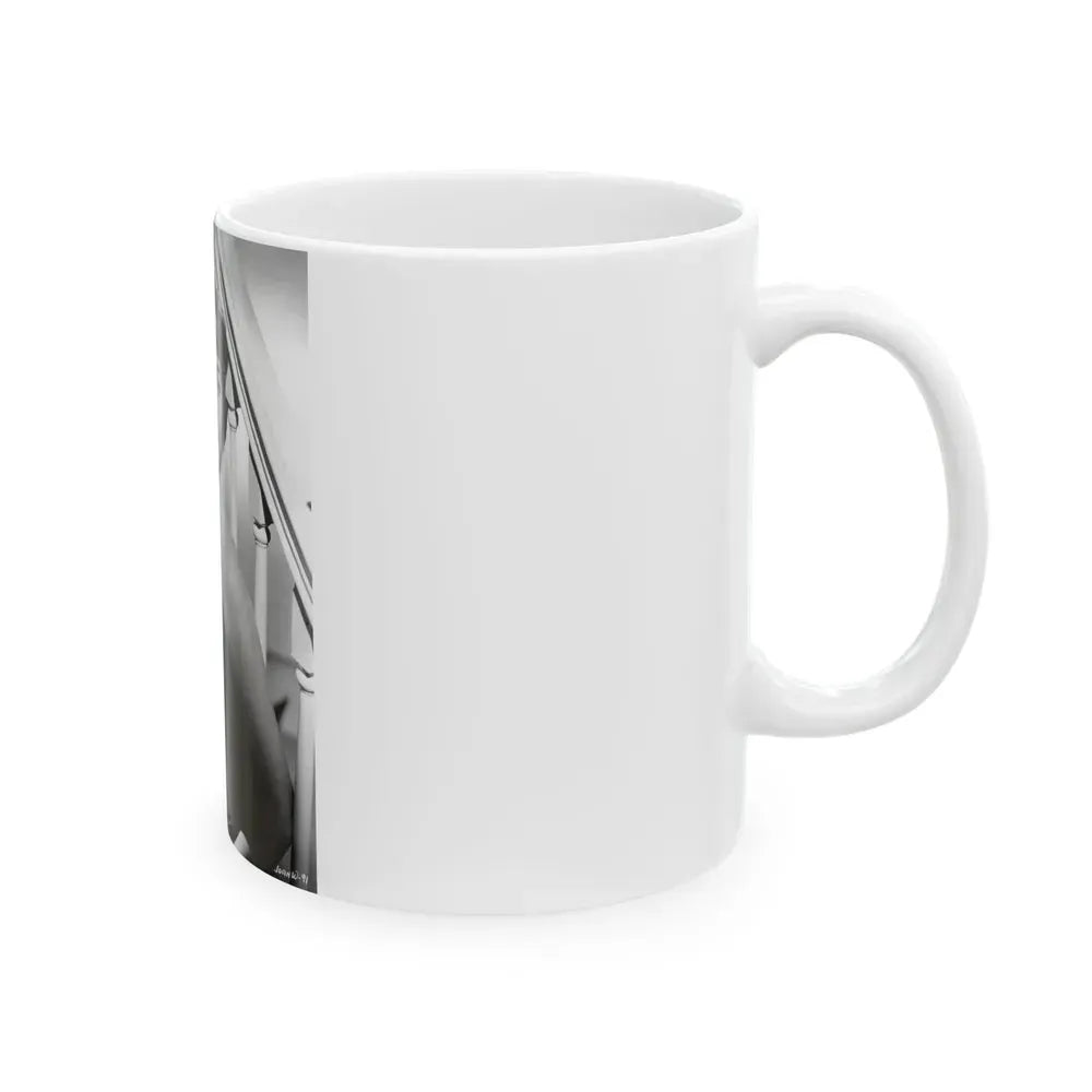 Joan Weldon #11 (Vintage Female Icon) White Coffee Mug - Go Mug Yourself