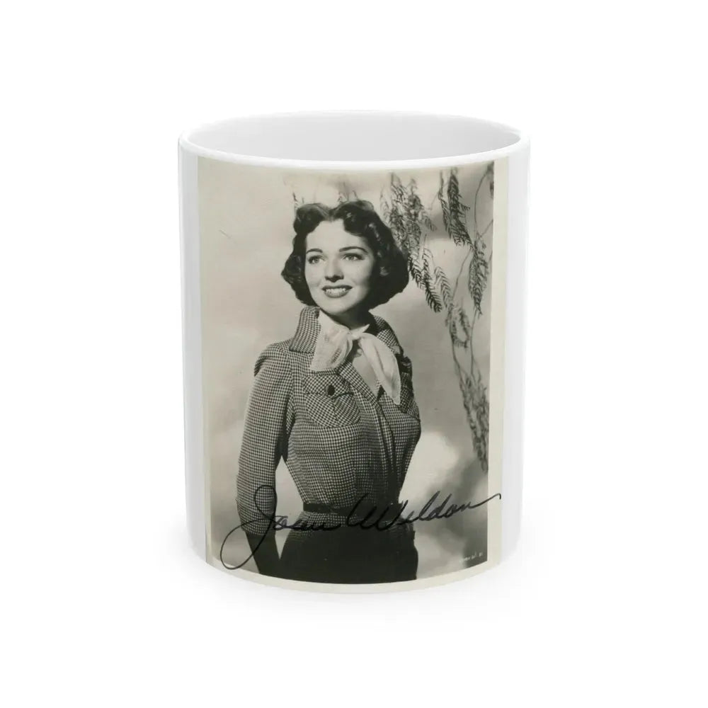 Joan Weldon #14 (Vintage Female Icon) White Coffee Mug 11oz - Go Mug Yourself