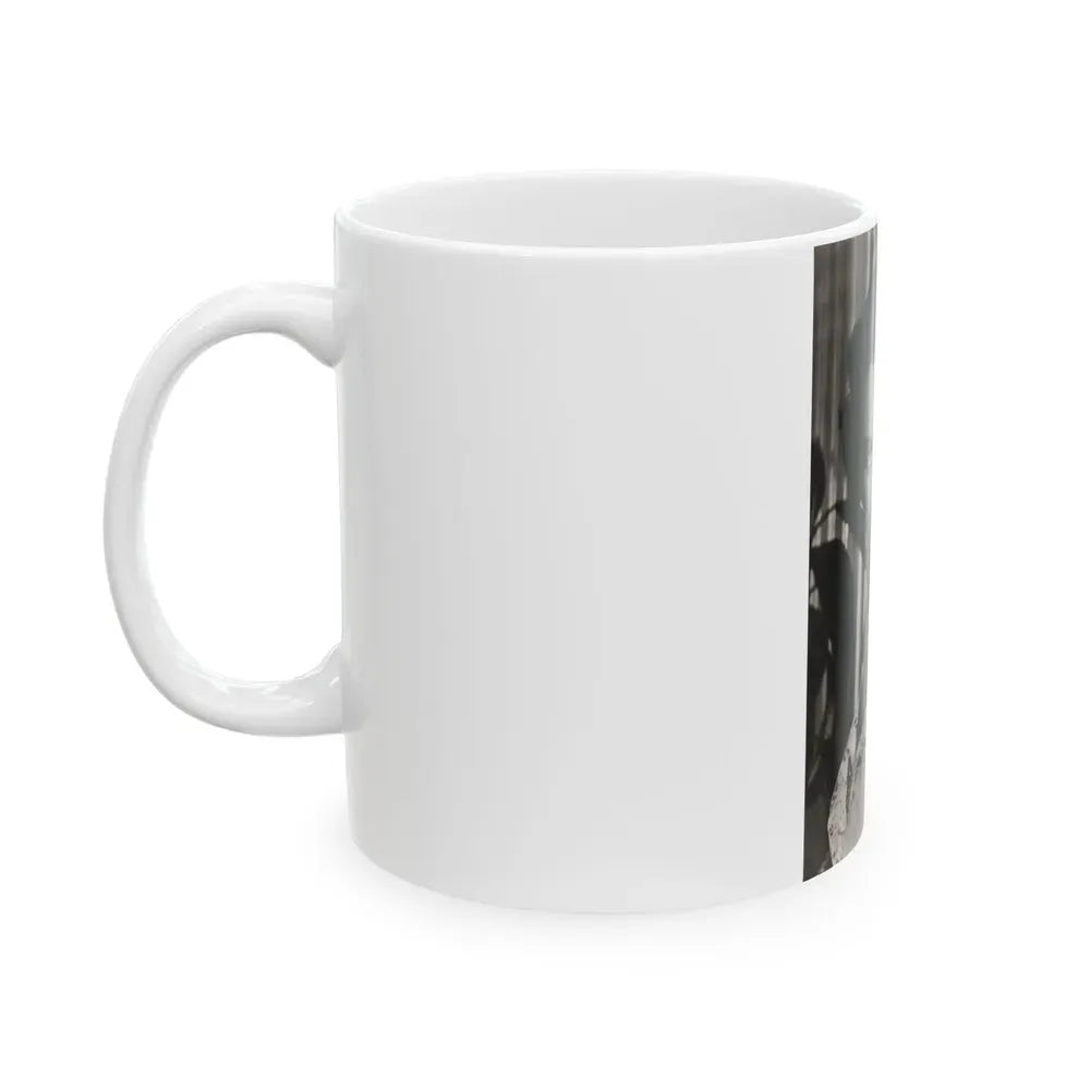 Joan Weldon #18 (Vintage Female Icon) White Coffee Mug - Go Mug Yourself