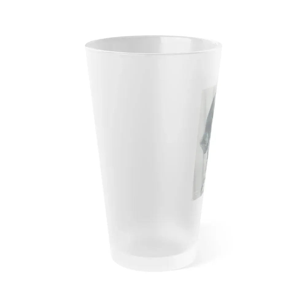 Joan Weldon #19 (Vintage Female Icon) Frosted Pint Glass 16oz - Go Mug Yourself