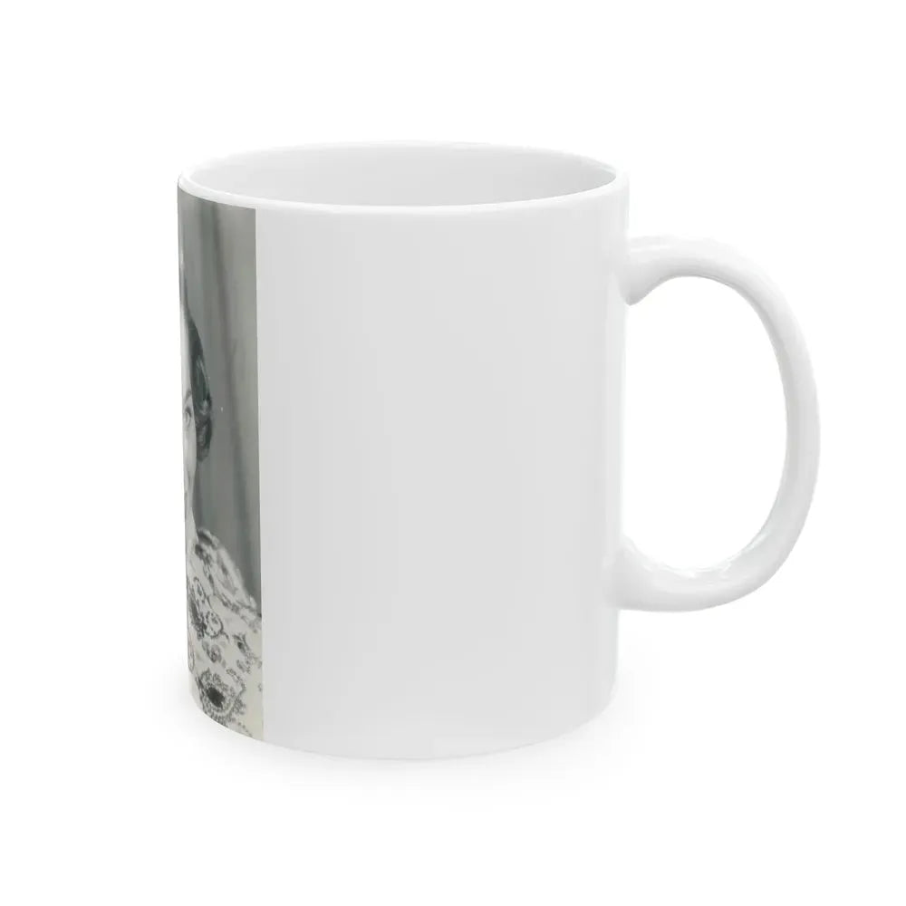 Joan Weldon #19 (Vintage Female Icon) White Coffee Mug - Go Mug Yourself