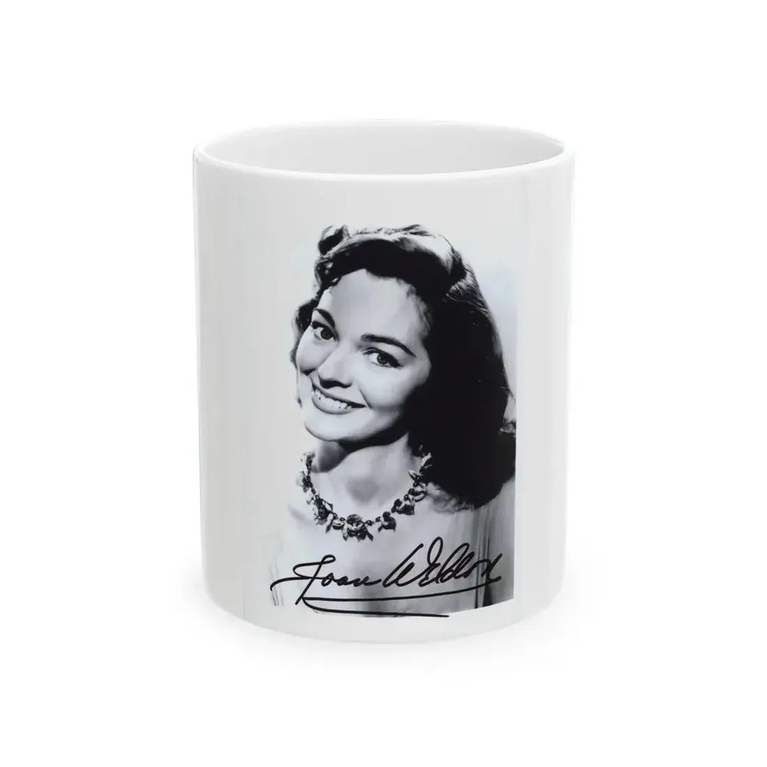 Joan Weldon #21 1 (Vintage Female Icon) White Coffee Mug 11oz - Go Mug Yourself