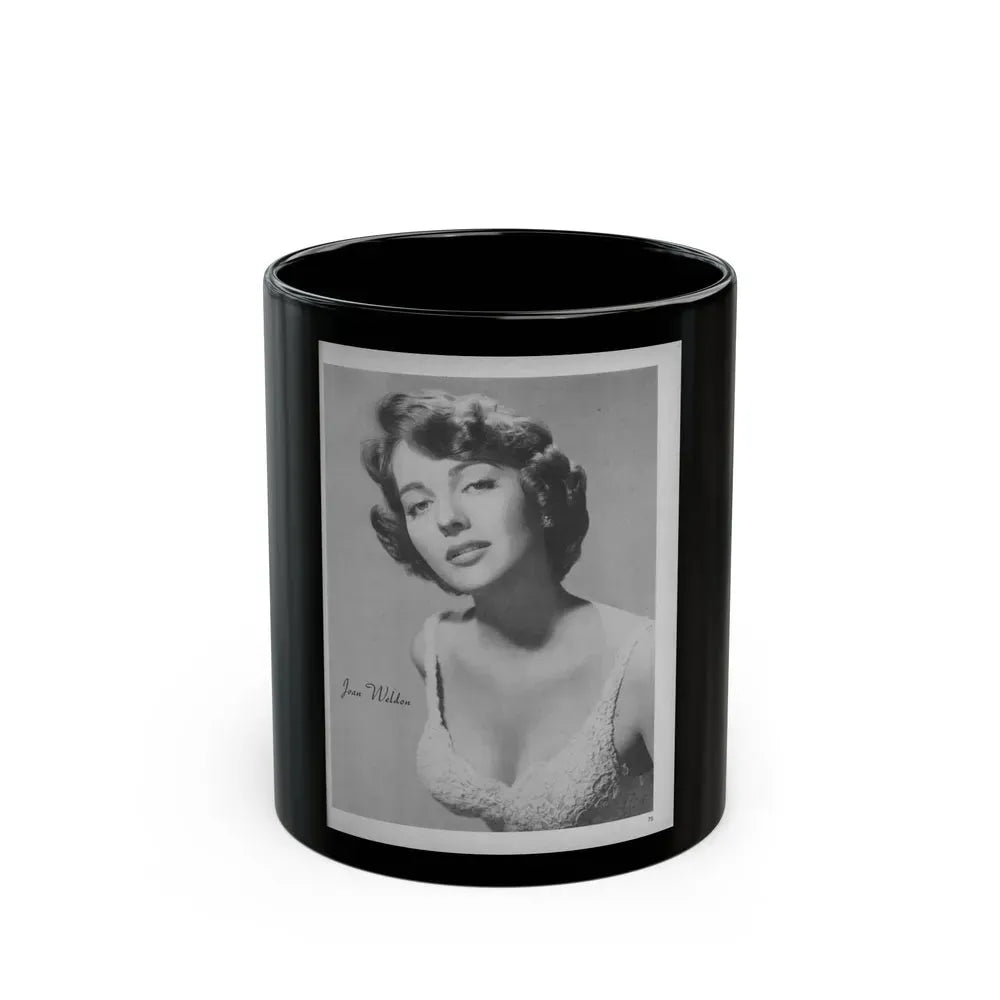 Joan Weldon #22 (Vintage Female Icon) Black Coffee Mug 11oz - Go Mug Yourself