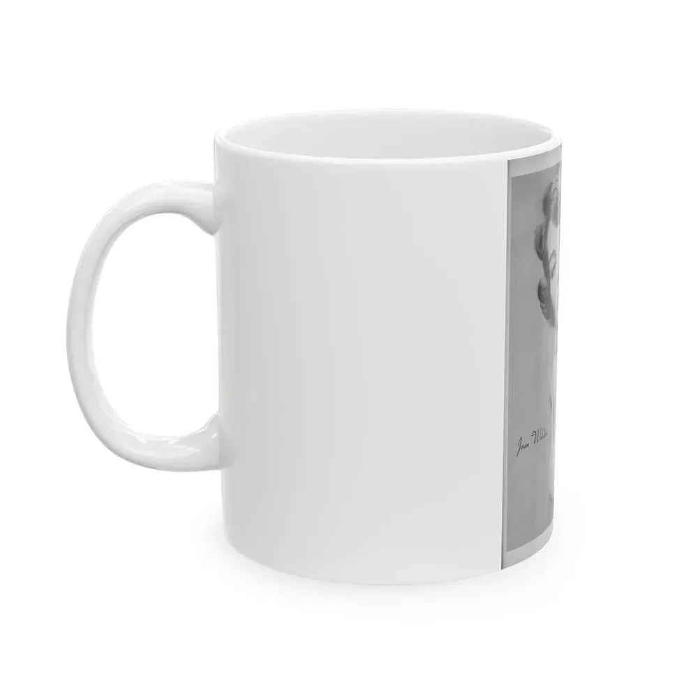 Joan Weldon #22 (Vintage Female Icon) White Coffee Mug - Go Mug Yourself
