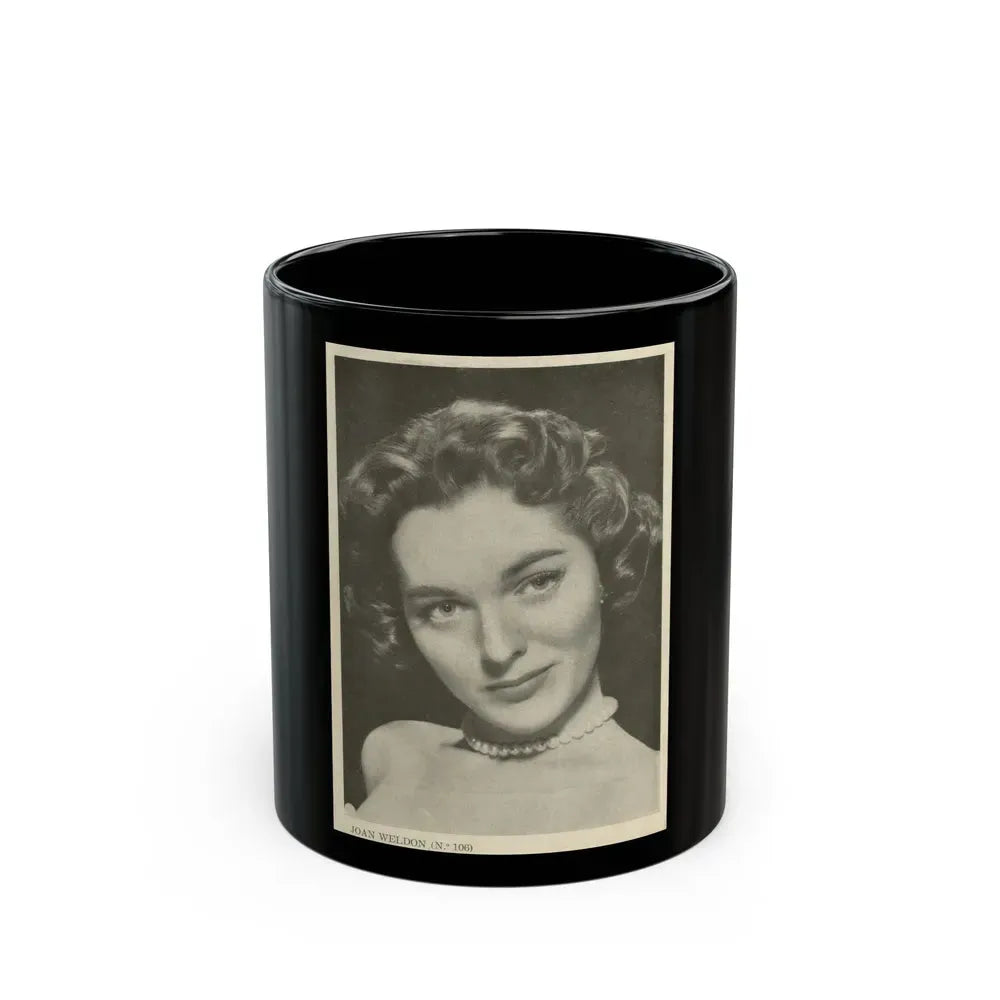 Joan Weldon #23 (Vintage Female Icon) Black Coffee Mug 11oz - Go Mug Yourself
