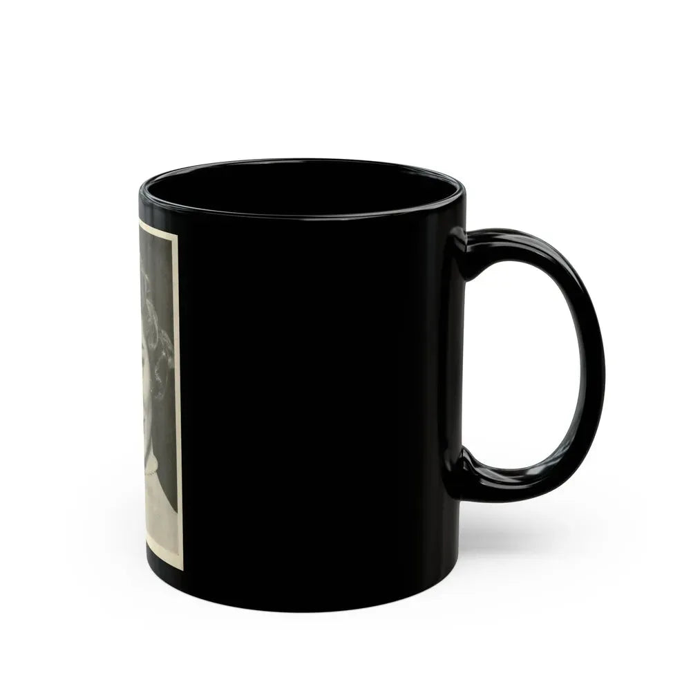 Joan Weldon #23 (Vintage Female Icon) Black Coffee Mug - Go Mug Yourself