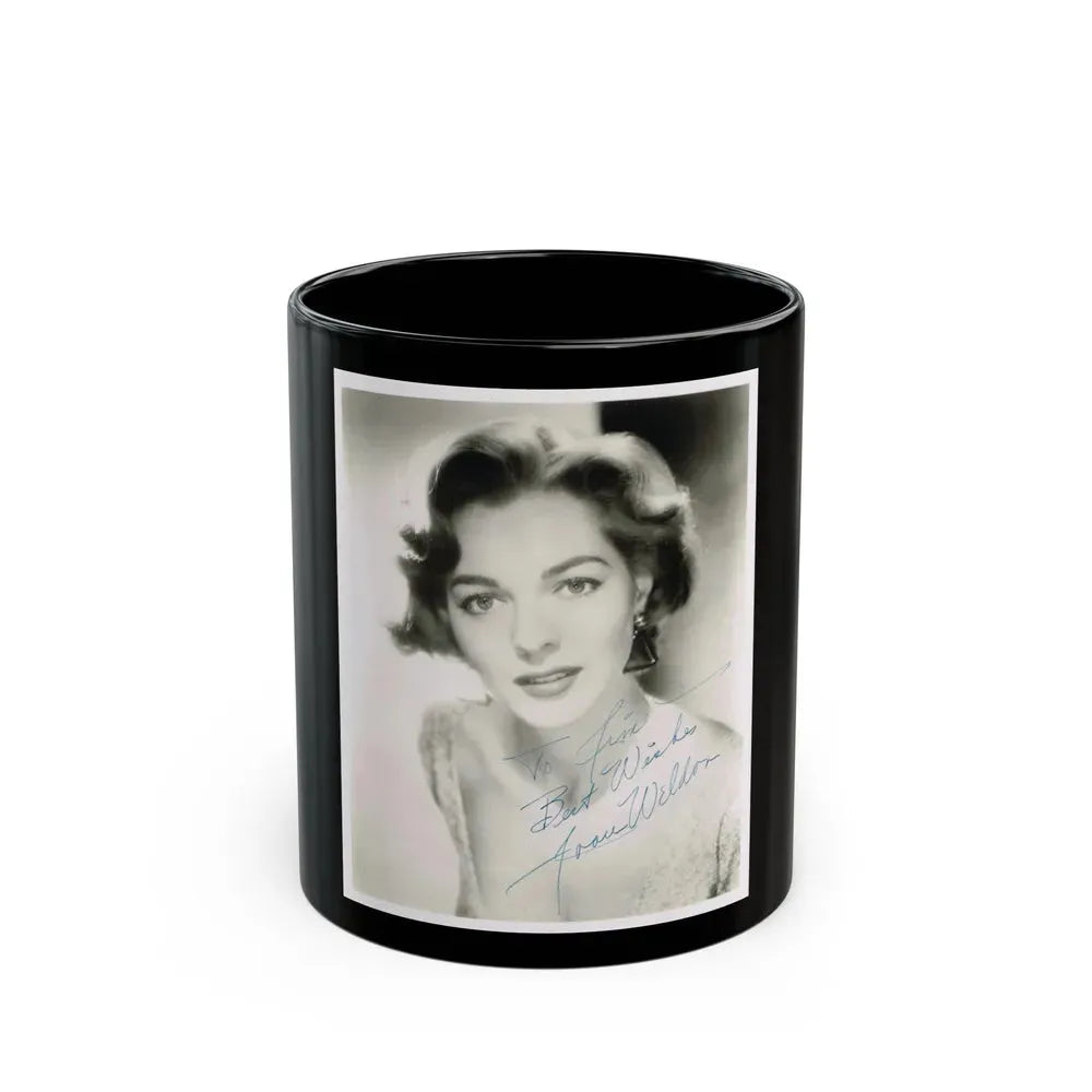 Joan Weldon #24 (Vintage Female Icon) Black Coffee Mug 11oz - Go Mug Yourself