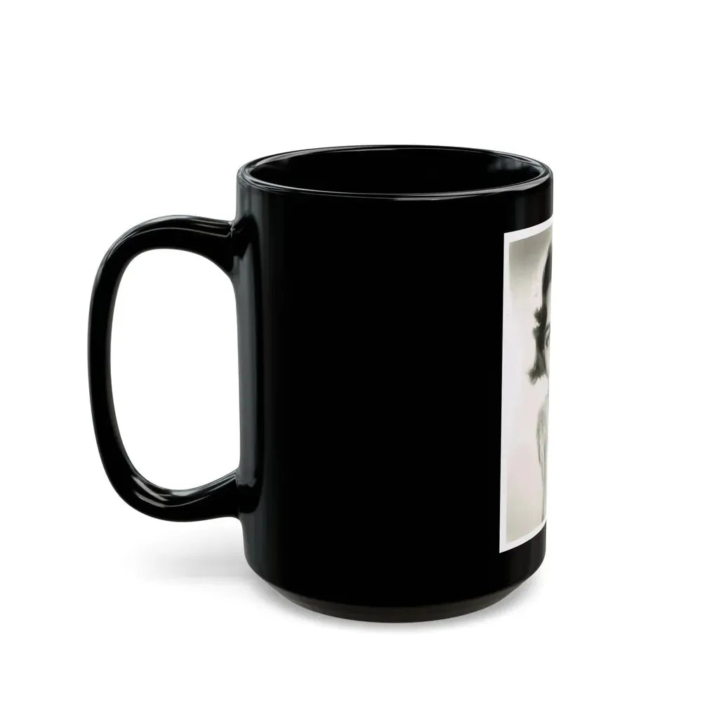 Joan Weldon #24 (Vintage Female Icon) Black Coffee Mug - Go Mug Yourself