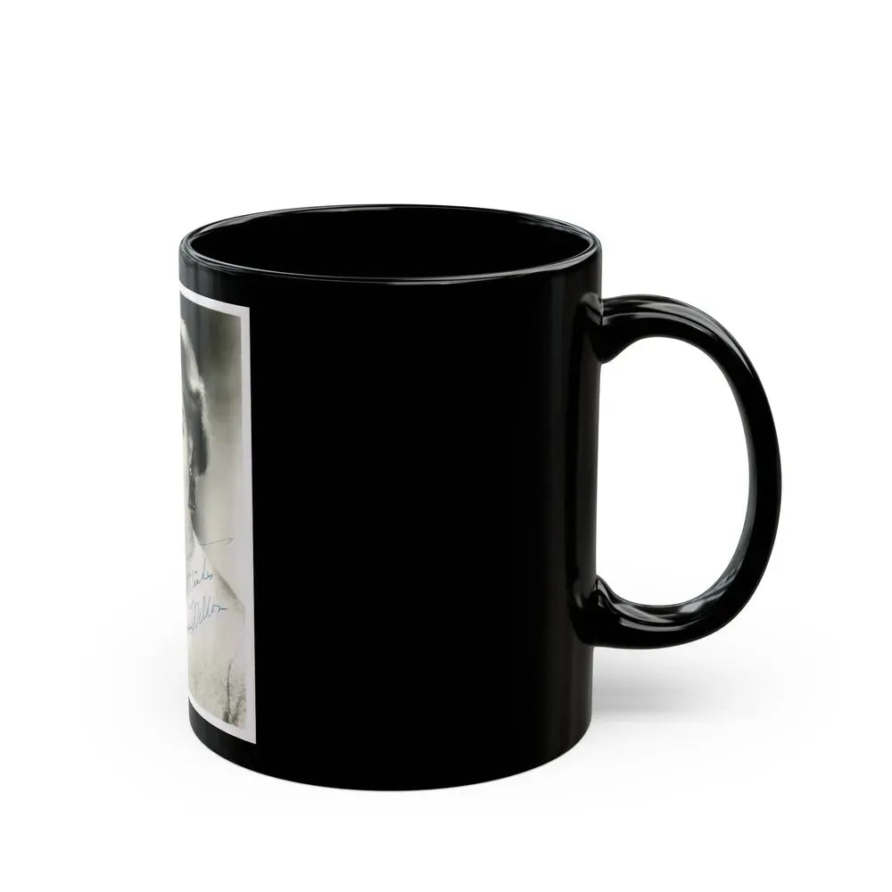 Joan Weldon #24 (Vintage Female Icon) Black Coffee Mug - Go Mug Yourself