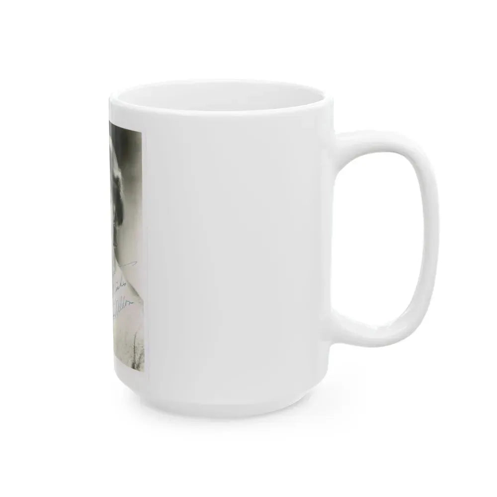 Joan Weldon #24 (Vintage Female Icon) White Coffee Mug - Go Mug Yourself