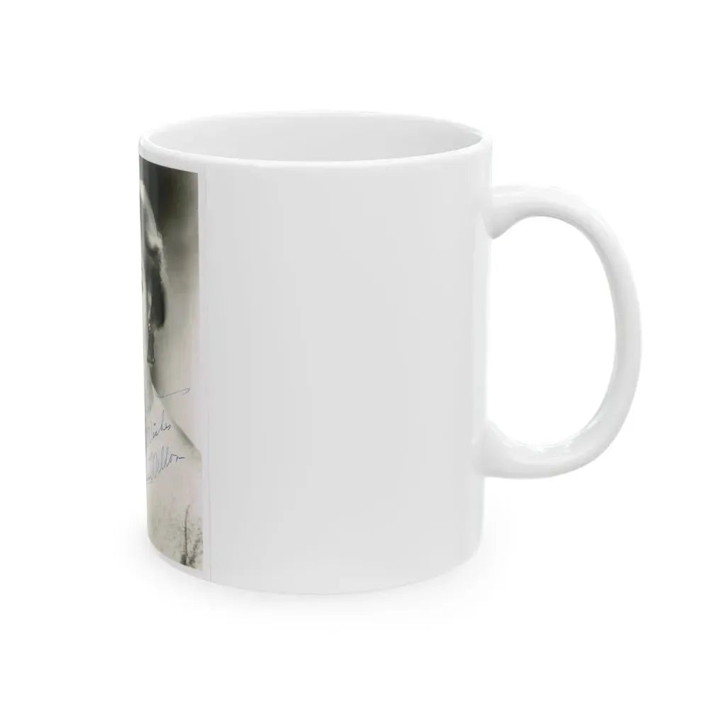 Joan Weldon #24 (Vintage Female Icon) White Coffee Mug - Go Mug Yourself