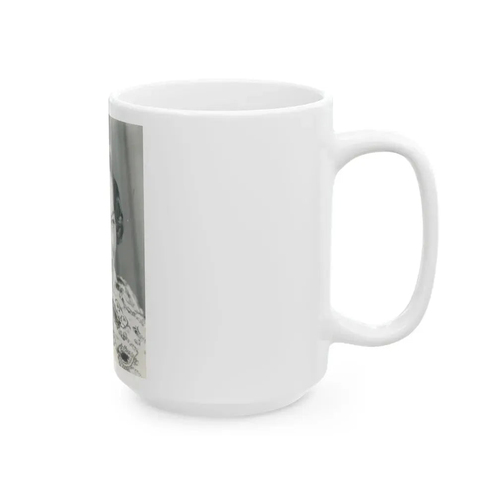 Joan Weldon #25 (Vintage Female Icon) White Coffee Mug - Go Mug Yourself