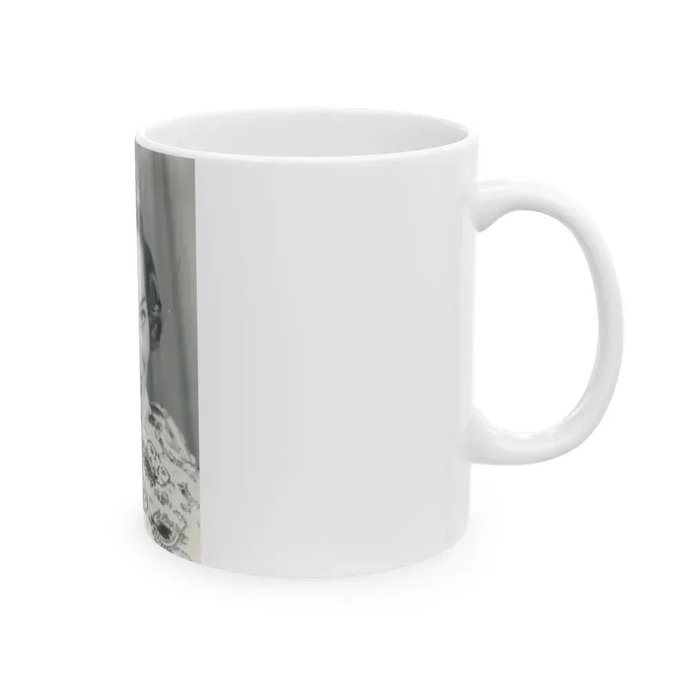 Joan Weldon #25 (Vintage Female Icon) White Coffee Mug - Go Mug Yourself