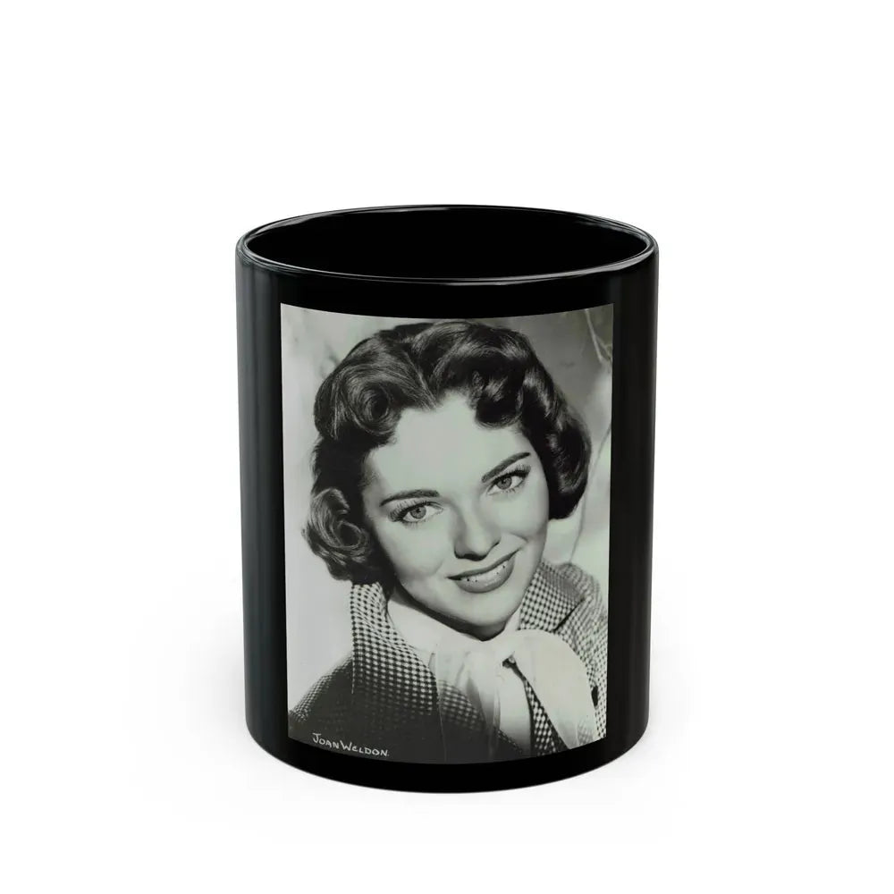 Joan Weldon #26 (Vintage Female Icon) Black Coffee Mug 11oz - Go Mug Yourself
