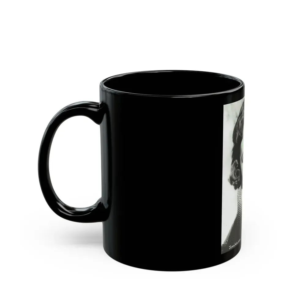 Joan Weldon #26 (Vintage Female Icon) Black Coffee Mug - Go Mug Yourself