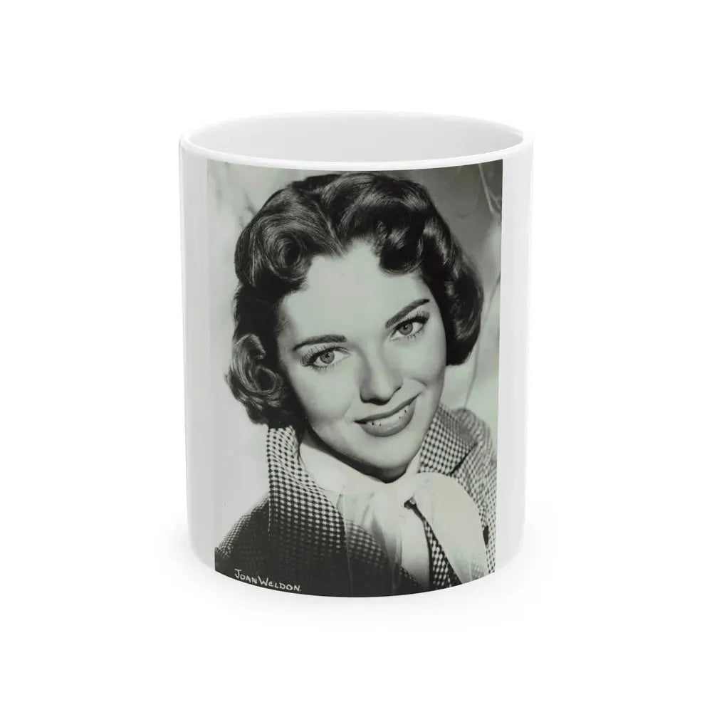 Joan Weldon #26 (Vintage Female Icon) White Coffee Mug 11oz - Go Mug Yourself