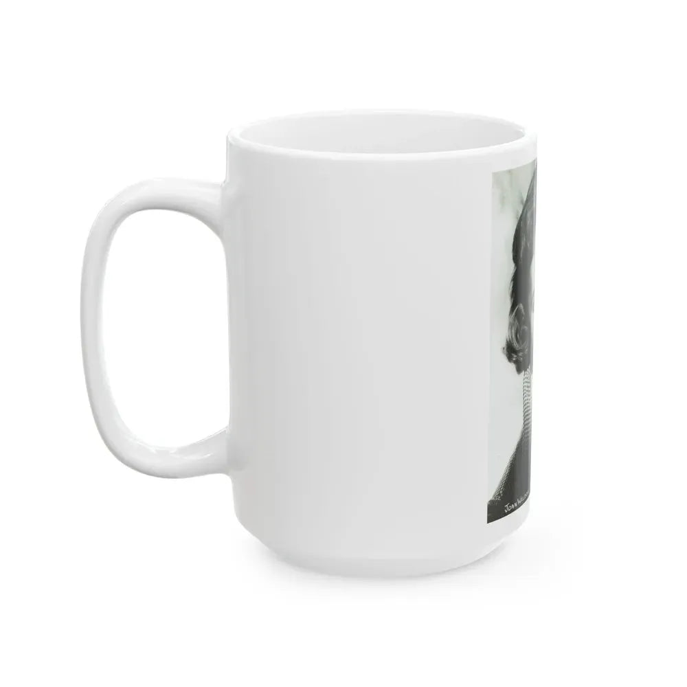 Joan Weldon #26 (Vintage Female Icon) White Coffee Mug - Go Mug Yourself