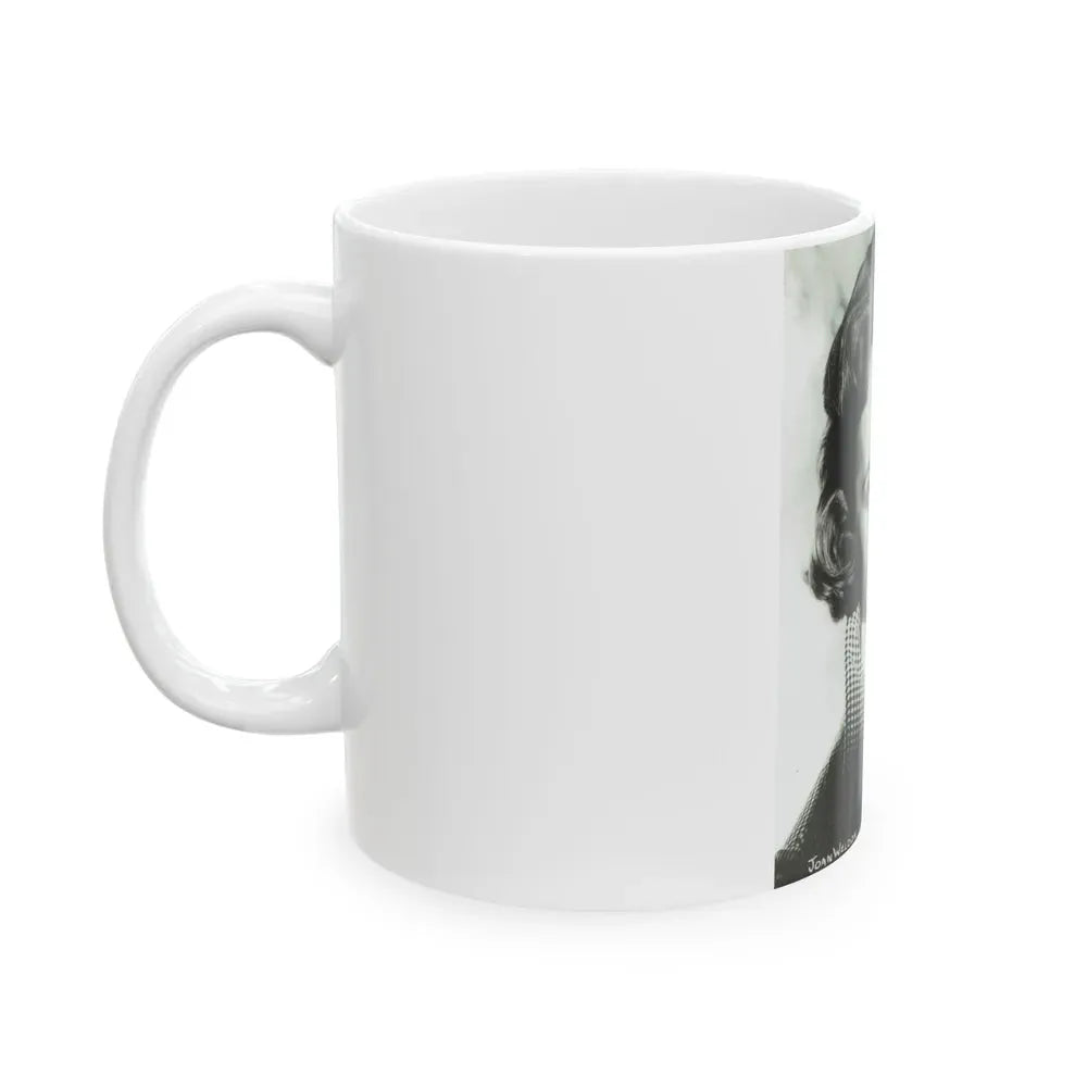 Joan Weldon #26 (Vintage Female Icon) White Coffee Mug - Go Mug Yourself