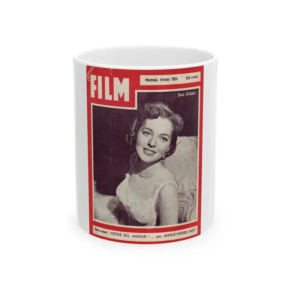 Joan Weldon #29 (Vintage Female Icon) White Coffee Mug 11oz - Go Mug Yourself