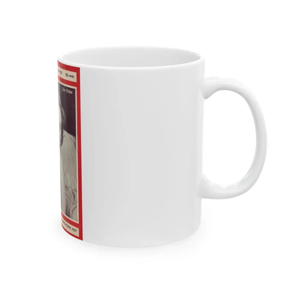 Joan Weldon #29 (Vintage Female Icon) White Coffee Mug - Go Mug Yourself