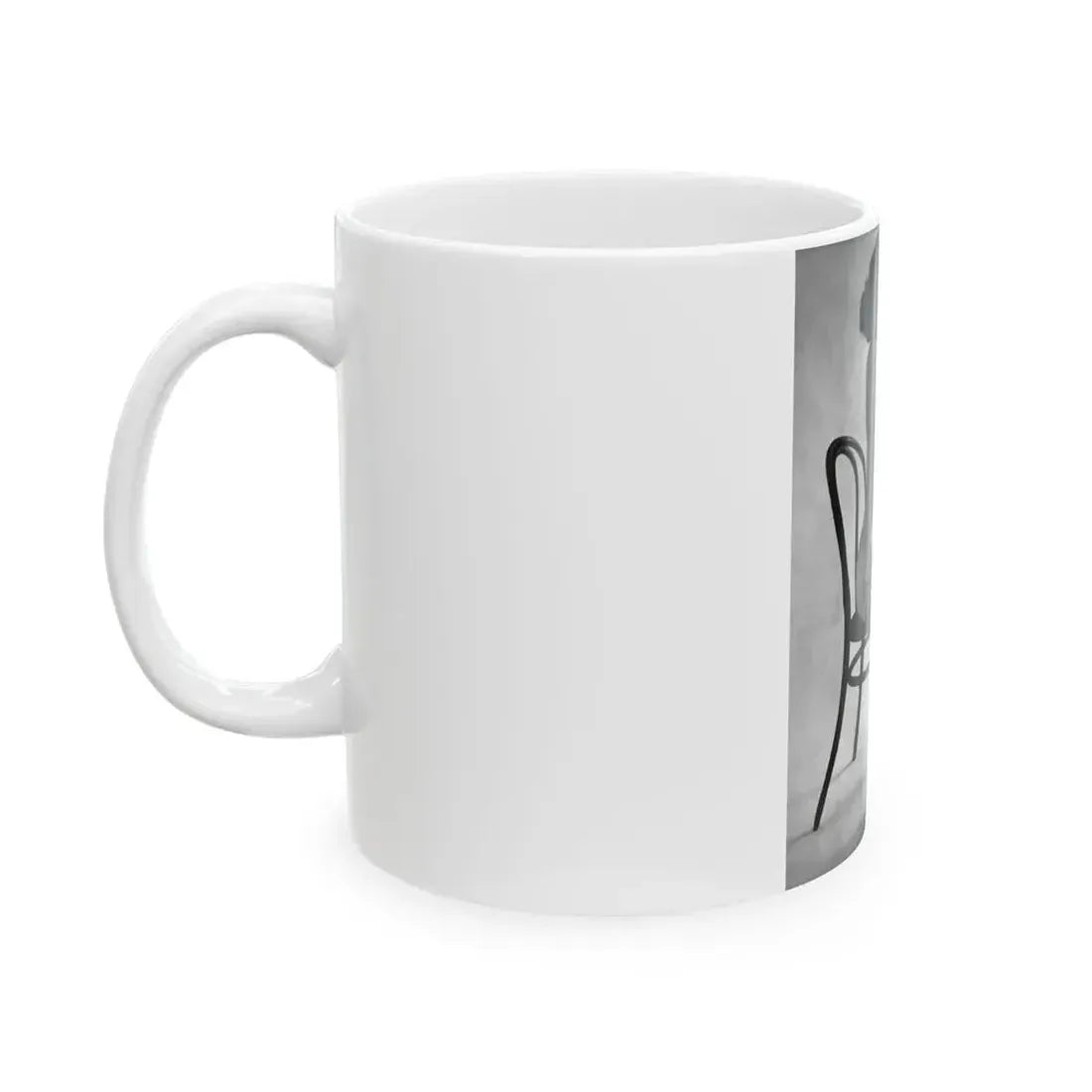 Joanne Arnold #04 - Topless (Vintage Female Icon) White Coffee Mug - Go Mug Yourself