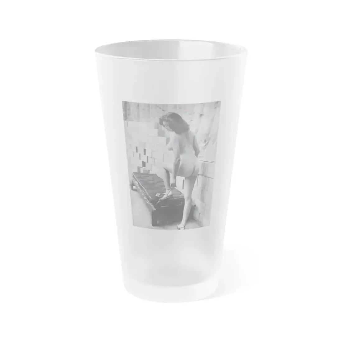 Joanne Arnold #10 (Vintage Female Icon) Frosted Pint Glass 16oz 16oz Frosted - Go Mug Yourself