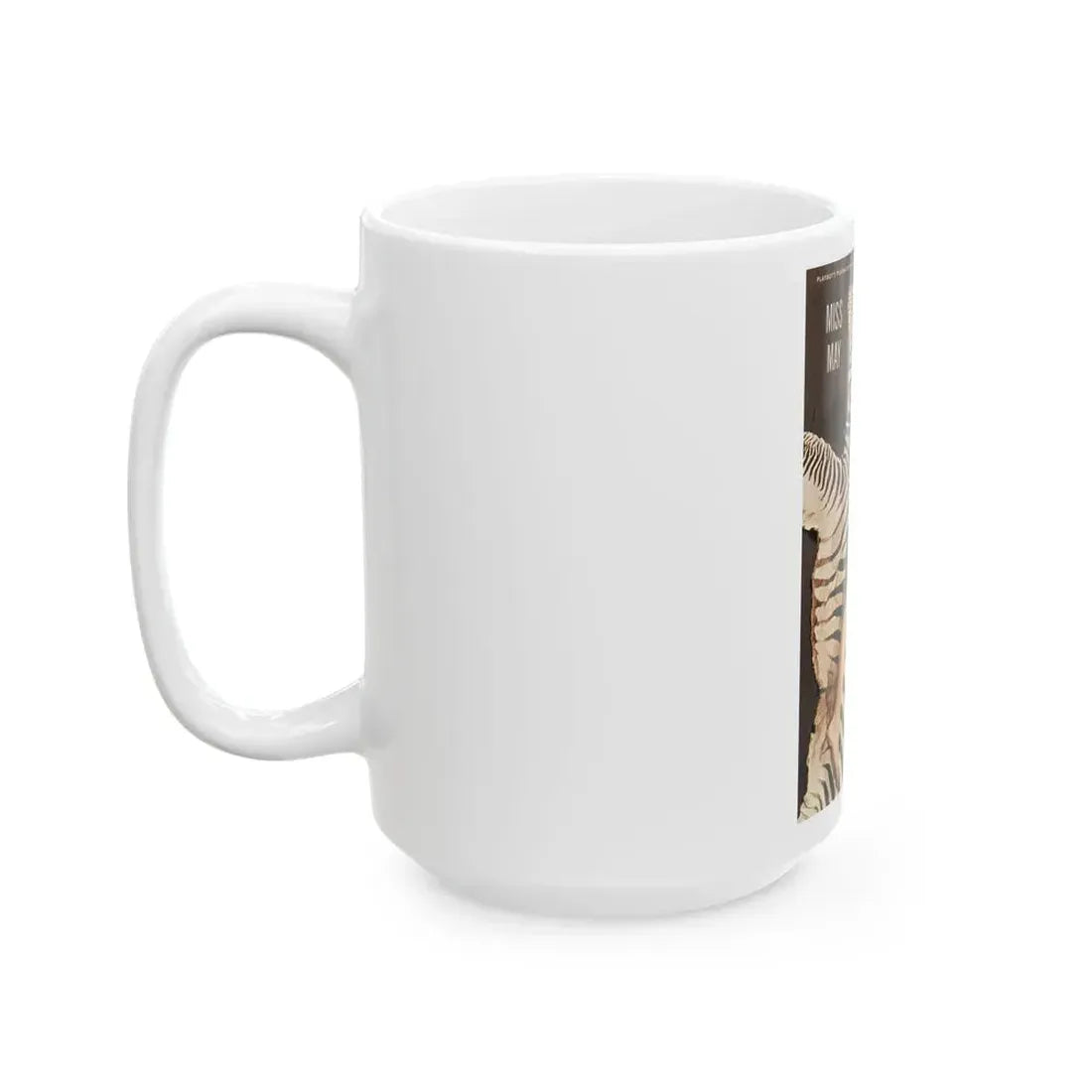 Joanne Arnold #105 - Playboy's Playmate Of The Month Miss May '54 (Vintage Female Icon) White Coffee Mug - Go Mug Yourself