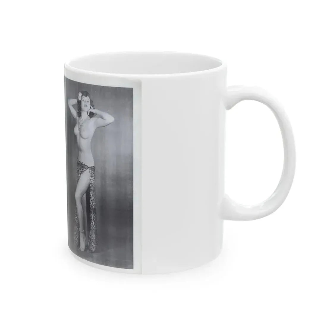 Joanne Arnold #116 - Pages 8 & 9 with, 2 B&W Semi Nude Pics Left 1 Waist to Head from BREATHTAKNG BEAUTIES Proudly Presents...Jo Ann (Vintage Female Icon) White Coffee Mug - Go Mug Yourself