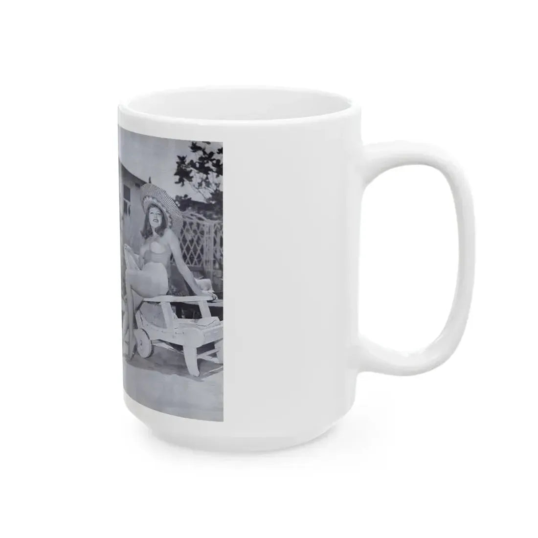 Joanne Arnold #117 - Pages 10 & 11 with, 2 Full Body B&W Semi Nude Pics from BREATHTAKNG BEAUTIES Proudly Presents...Jo Ann (Vintage Female Icon) White Coffee Mug - Go Mug Yourself