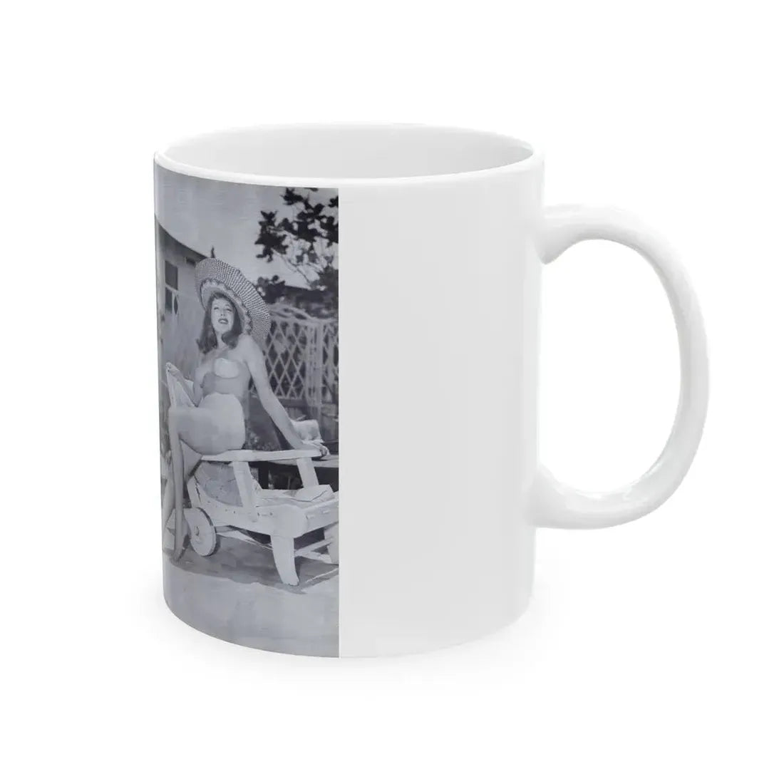 Joanne Arnold #117 - Pages 10 & 11 with, 2 Full Body B&W Semi Nude Pics from BREATHTAKNG BEAUTIES Proudly Presents...Jo Ann (Vintage Female Icon) White Coffee Mug - Go Mug Yourself