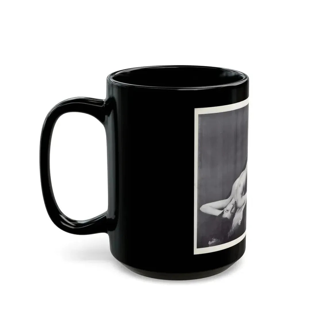 Joanne Arnold #118 - Pages 15 & 16 with 1 B&W Full Body Nude Centerfold from BREATHTAKNG BEAUTIES Proudly Presents...Jo Ann (Vintage Female Icon) Black Coffee Mug - Go Mug Yourself