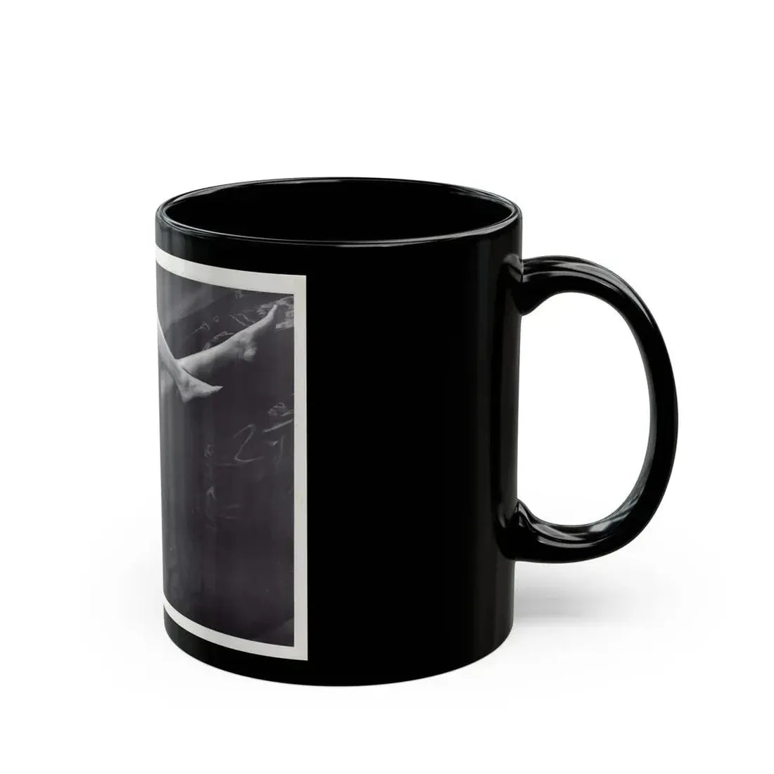 Joanne Arnold #118 - Pages 15 & 16 with 1 B&W Full Body Nude Centerfold from BREATHTAKNG BEAUTIES Proudly Presents...Jo Ann (Vintage Female Icon) Black Coffee Mug - Go Mug Yourself