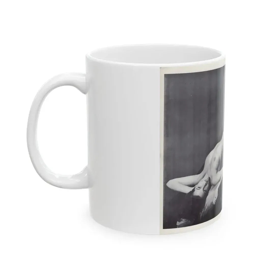 Joanne Arnold #118 - Pages 15 & 16 with 1 B&W Full Body Nude Centerfold from BREATHTAKNG BEAUTIES Proudly Presents...Jo Ann (Vintage Female Icon) White Coffee Mug - Go Mug Yourself