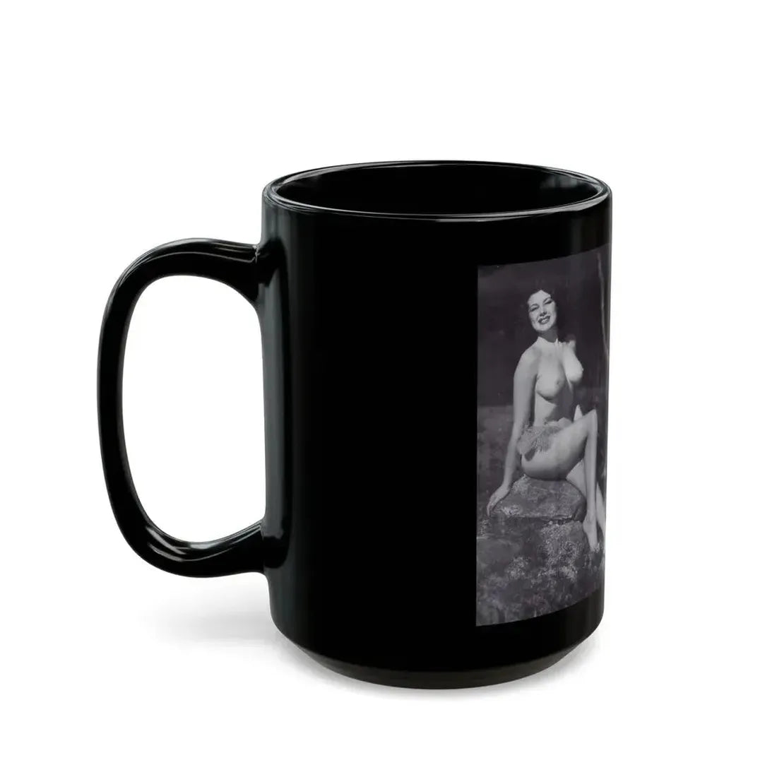 Joanne Arnold #119 - Pages 14 & 15 with, 2 Semi B&W Nude Pics from BREATHTAKNG BEAUTIES Proudly Presents...Jo Ann (Vintage Female Icon) Black Coffee Mug - Go Mug Yourself