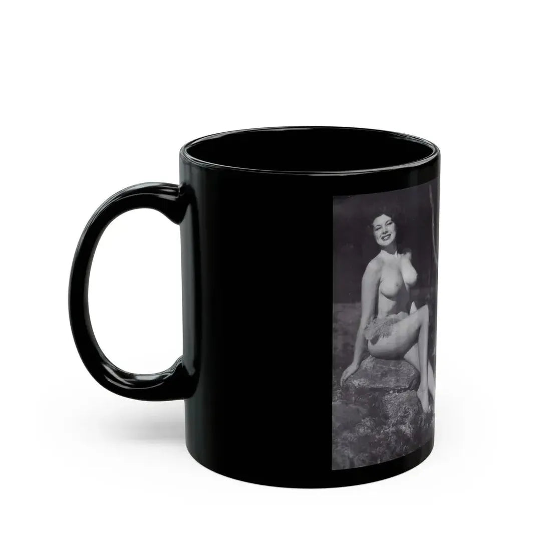 Joanne Arnold #119 - Pages 14 & 15 with, 2 Semi B&W Nude Pics from BREATHTAKNG BEAUTIES Proudly Presents...Jo Ann (Vintage Female Icon) Black Coffee Mug - Go Mug Yourself