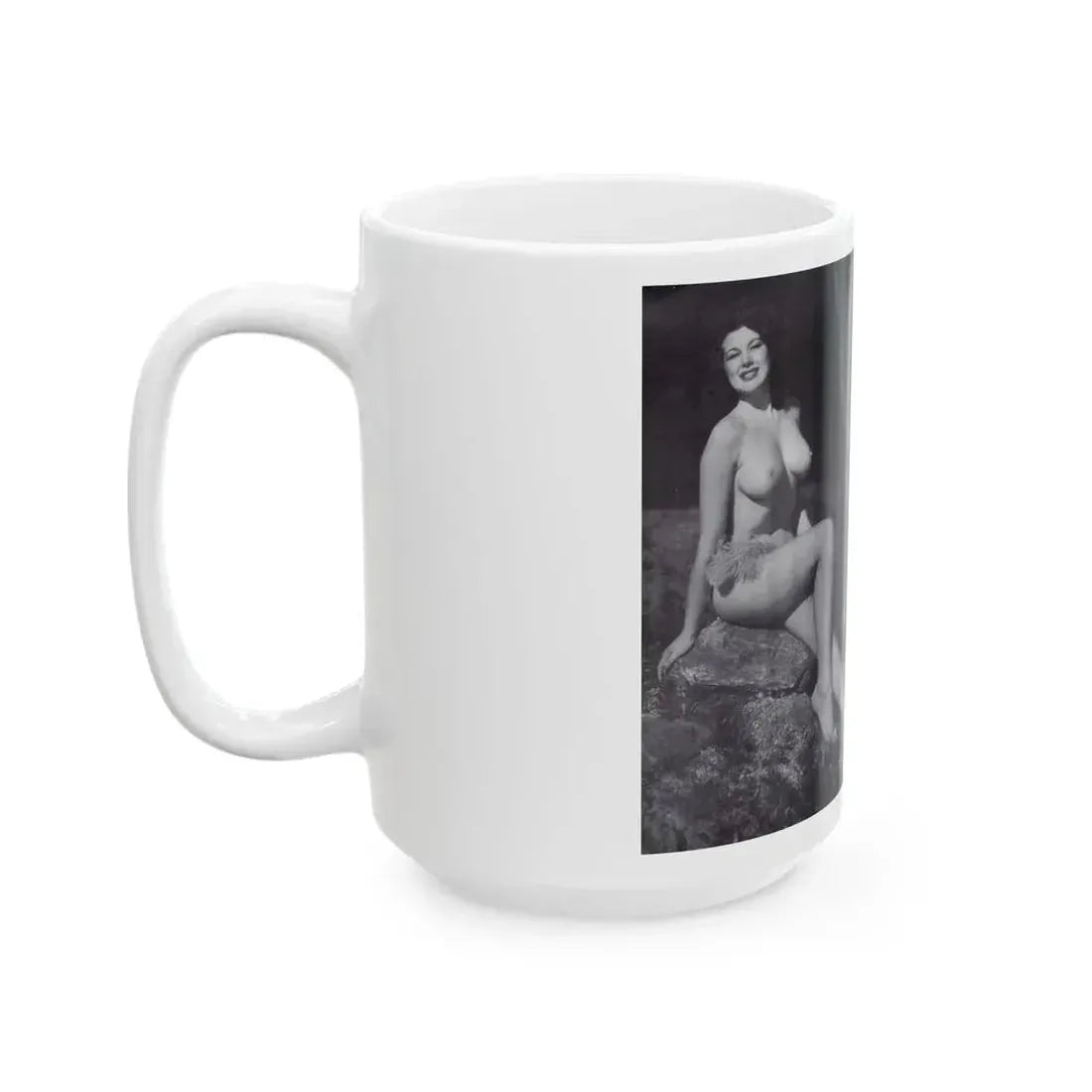 Joanne Arnold #119 - Pages 14 & 15 with, 2 Semi B&W Nude Pics from BREATHTAKNG BEAUTIES Proudly Presents...Jo Ann (Vintage Female Icon) White Coffee Mug - Go Mug Yourself