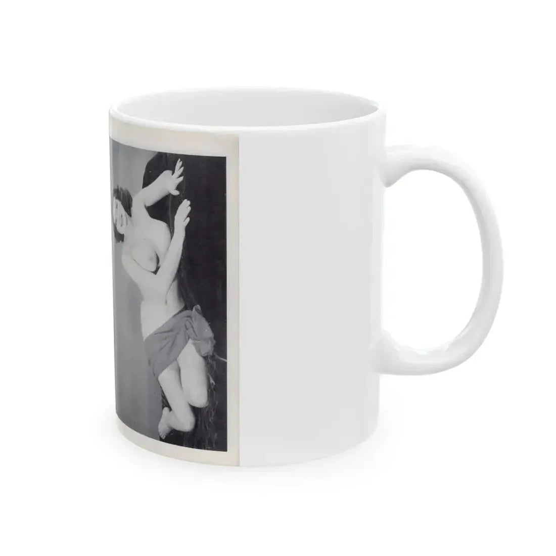 Joanne Arnold #119 - Pages 14 & 15 with, 2 Semi B&W Nude Pics from BREATHTAKNG BEAUTIES Proudly Presents...Jo Ann (Vintage Female Icon) White Coffee Mug - Go Mug Yourself