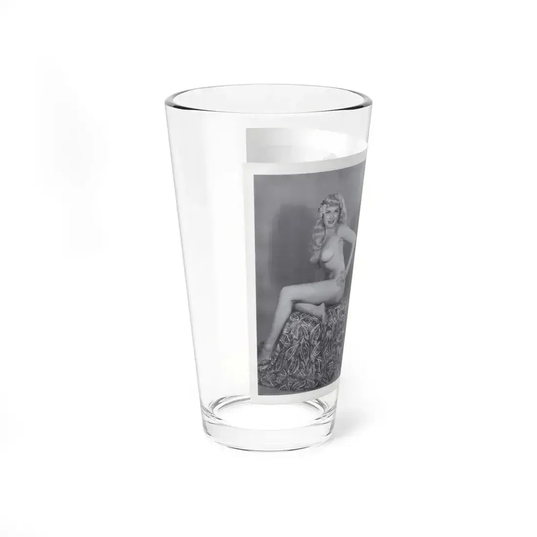 Joanne Arnold #121 - Pages 18 & 19 with, 2 B&W Semi Nude Pics Left 1 as a Blonde from BREATHTAKNG BEAUTIES Proudly Presents...Jo Ann (Vintage Female Icon) Pint Glass 16oz - Go Mug Yourself