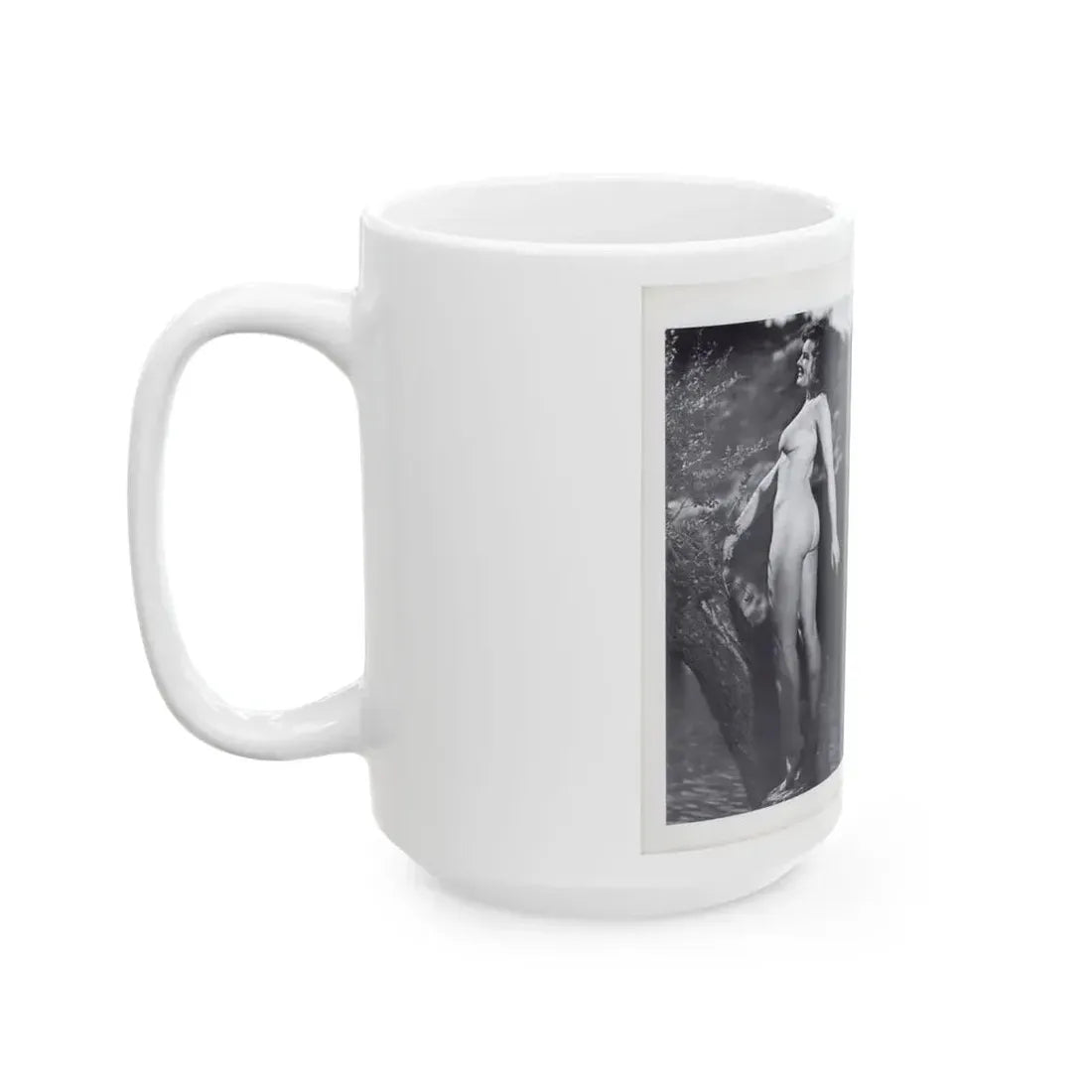 Joanne Arnold #122 - Pages 20 & 21 with, 2 B&W Full Body Nude Pics Left 1 butt exposed from BREATHTAKNG BEAUTIES Proudly Presents...Jo Ann (Vintage Female Icon) White Coffee Mug - Go Mug Yourself